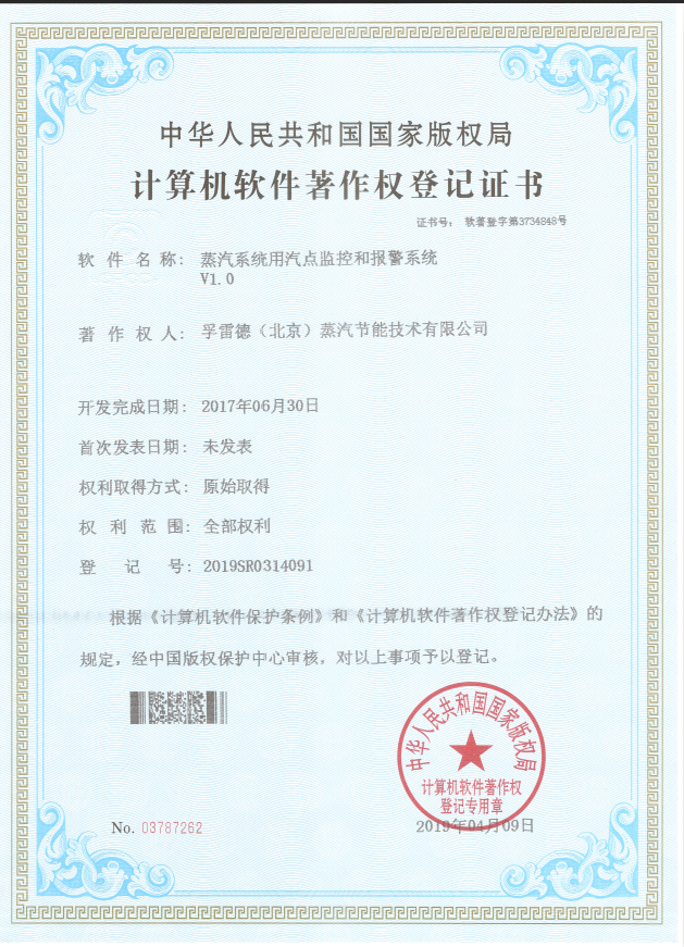 蒸汽系統用汽點監控和報警系統